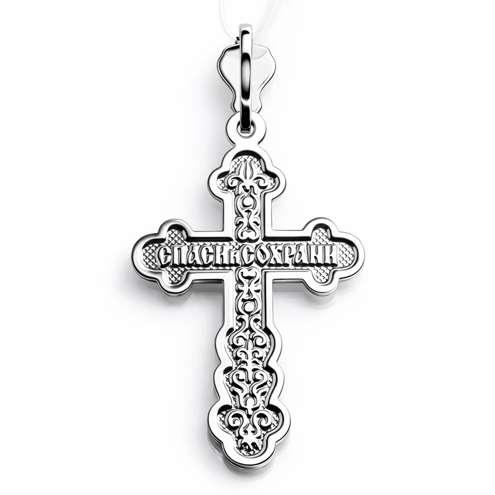 Крестик из серебра 925 пробы