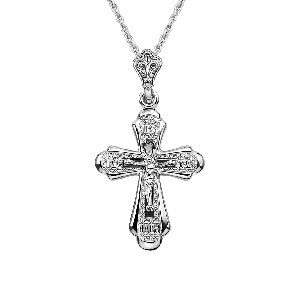 Крестик из серебра 925 пробы
