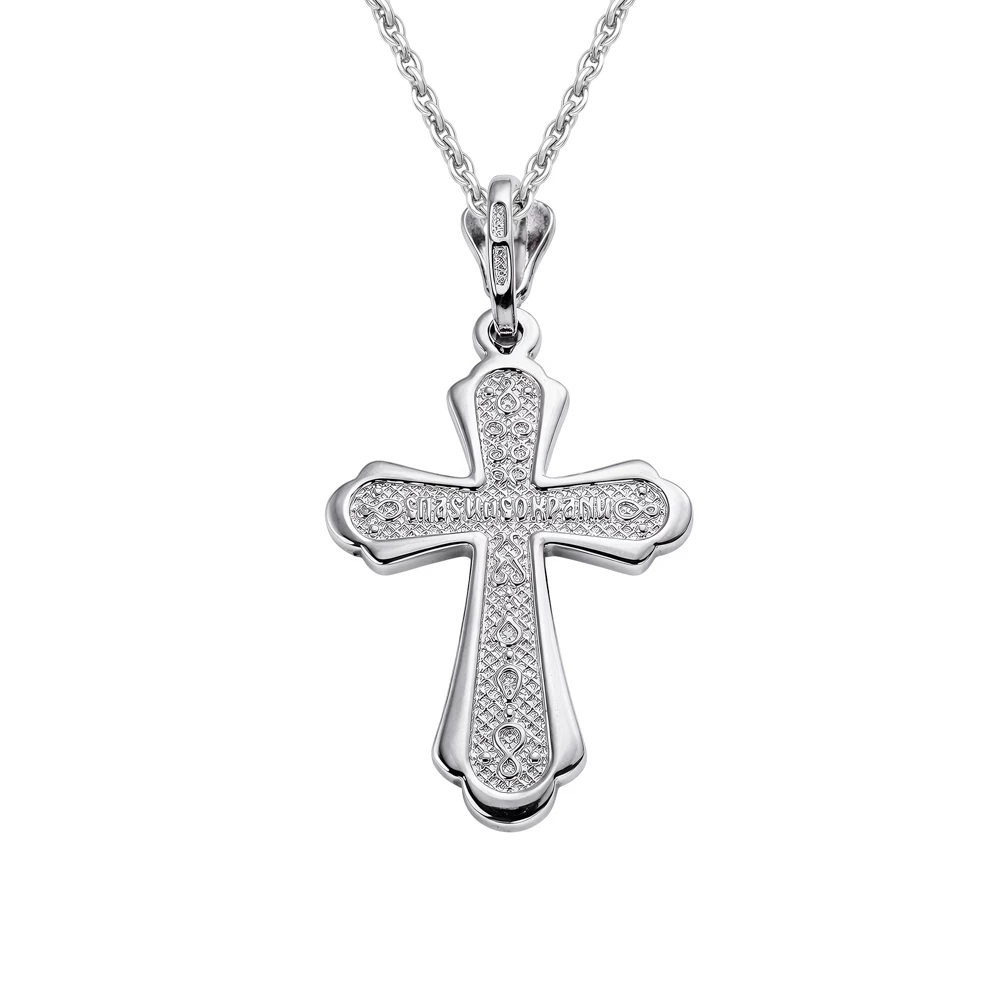 Крестик из серебра 925 пробы