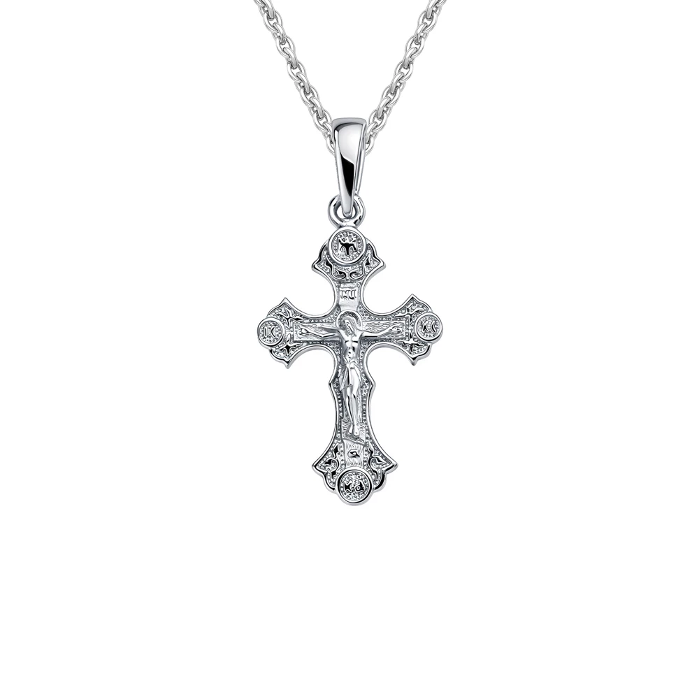 Крестик из серебра 925 пробы