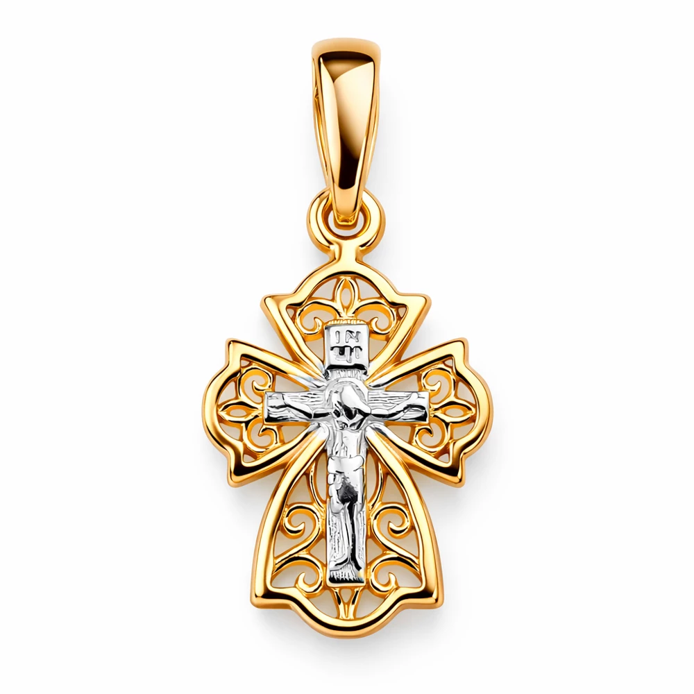 Крестик из серебра 925 пробы