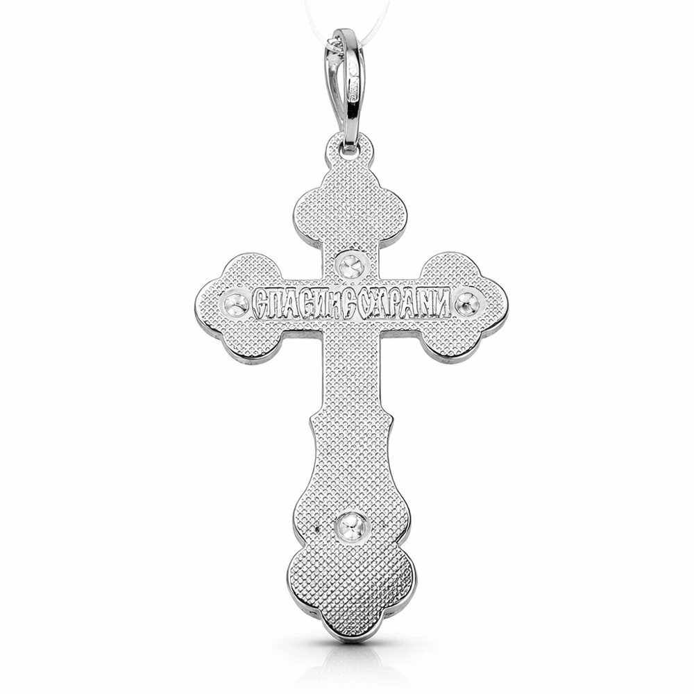 Крестик из серебра 925 пробы