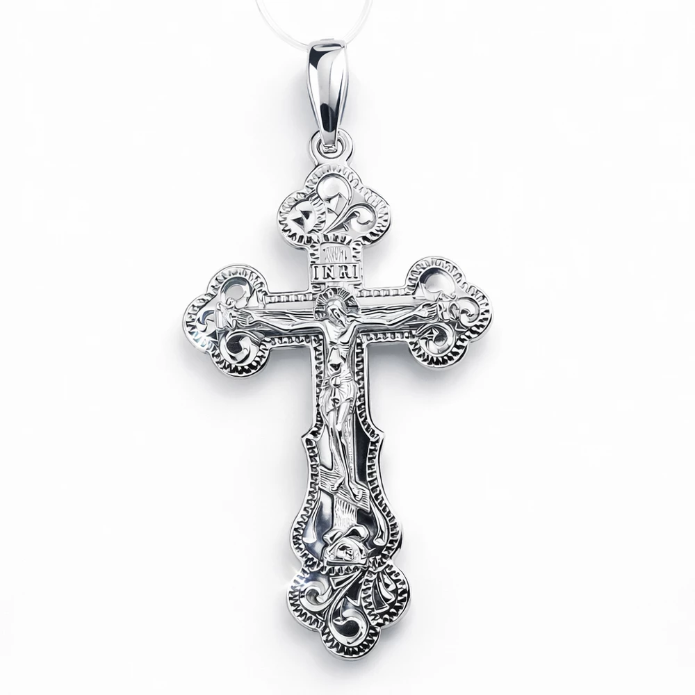 Крестик из серебра 925 пробы