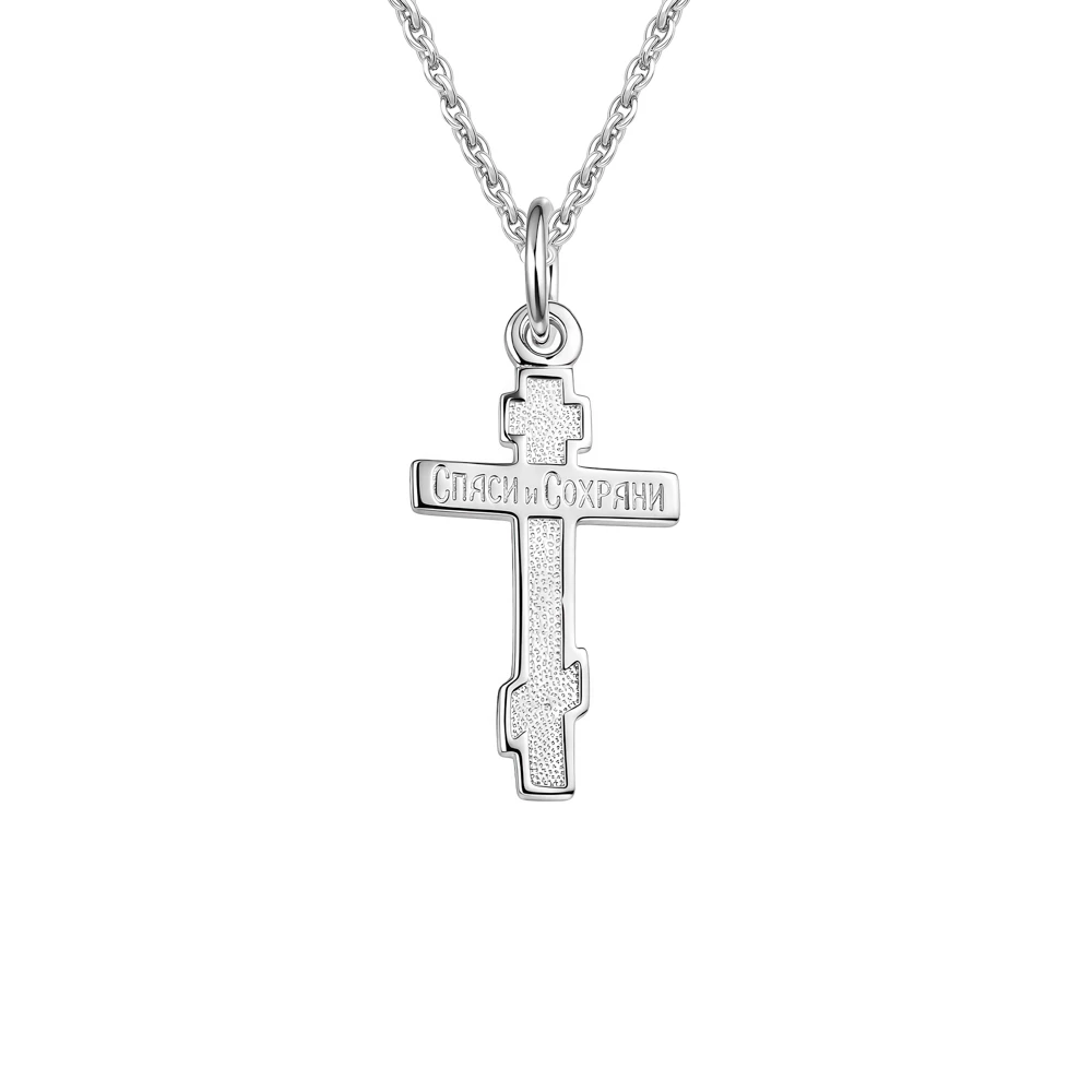 Крестик из серебра 925 пробы