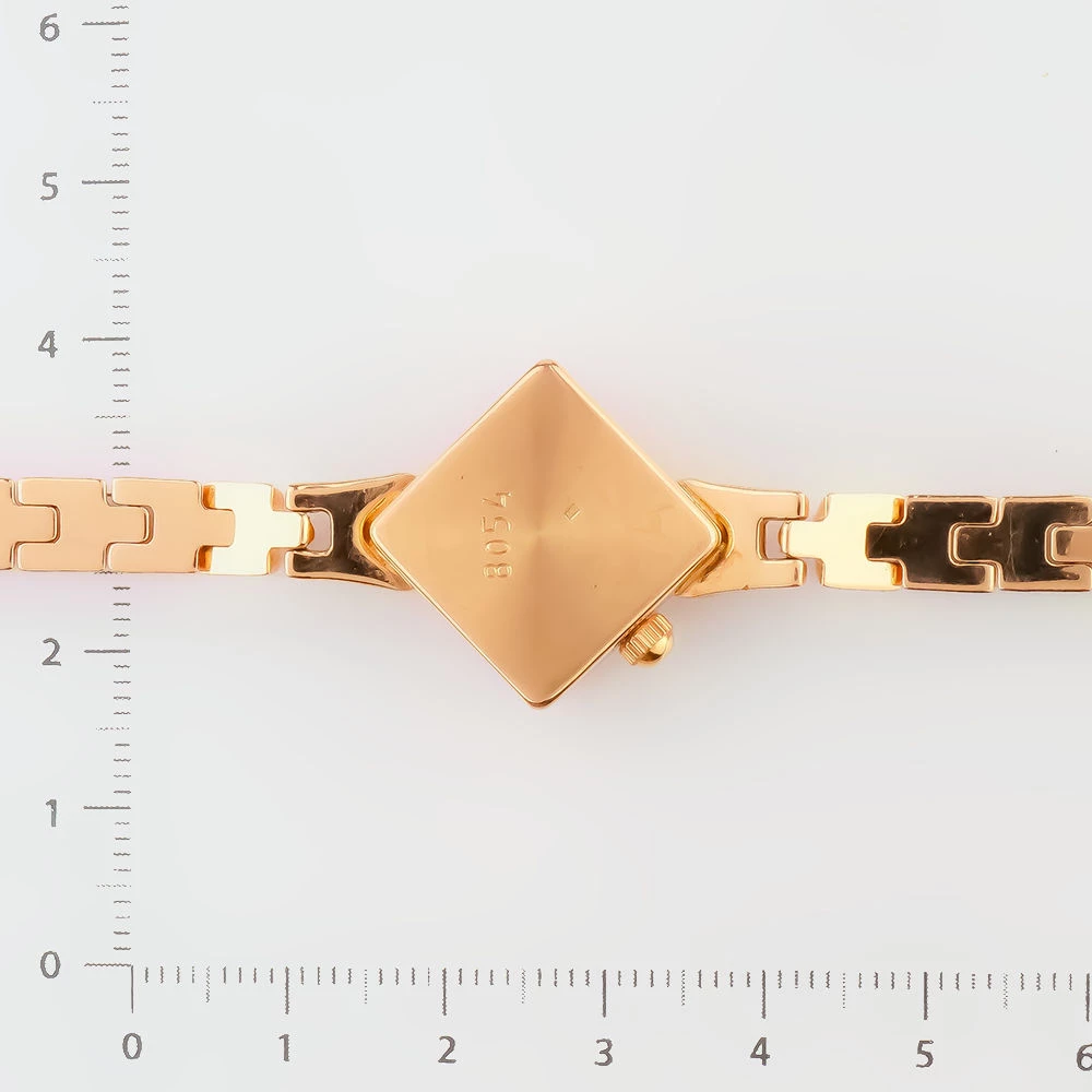 Часы с браслетом с часовой механизмом из красного золота 585 пробы