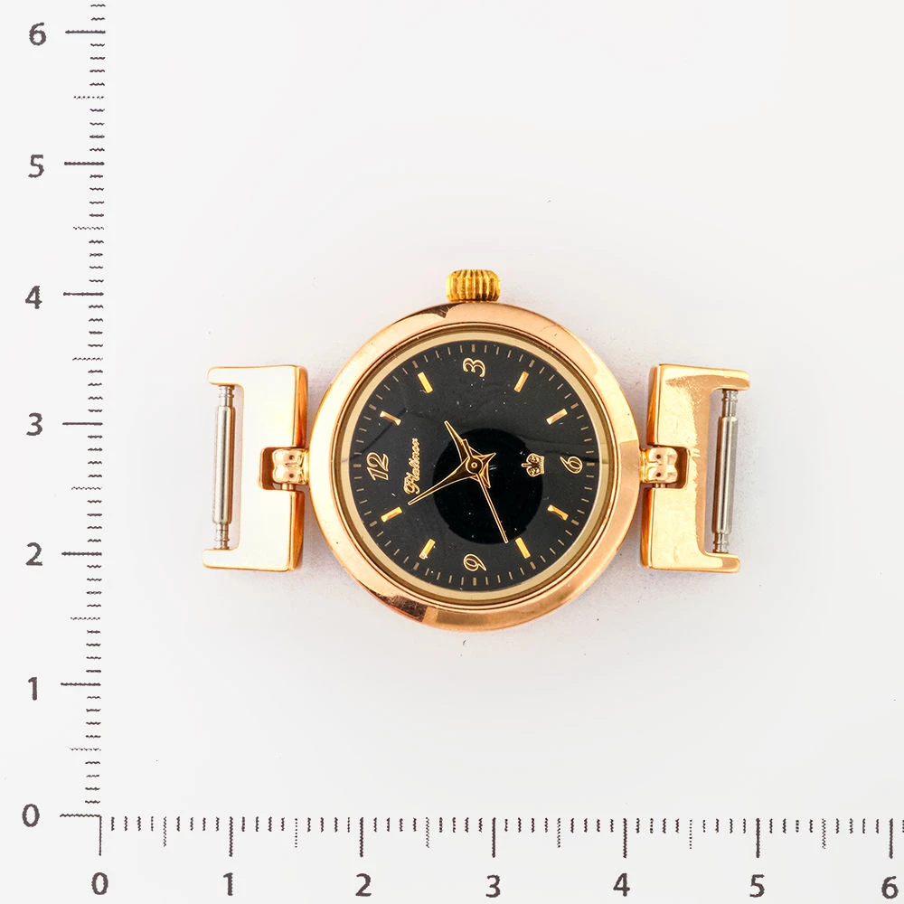 Часы с браслетом с часовой механизмом из красного золота 585 пробы