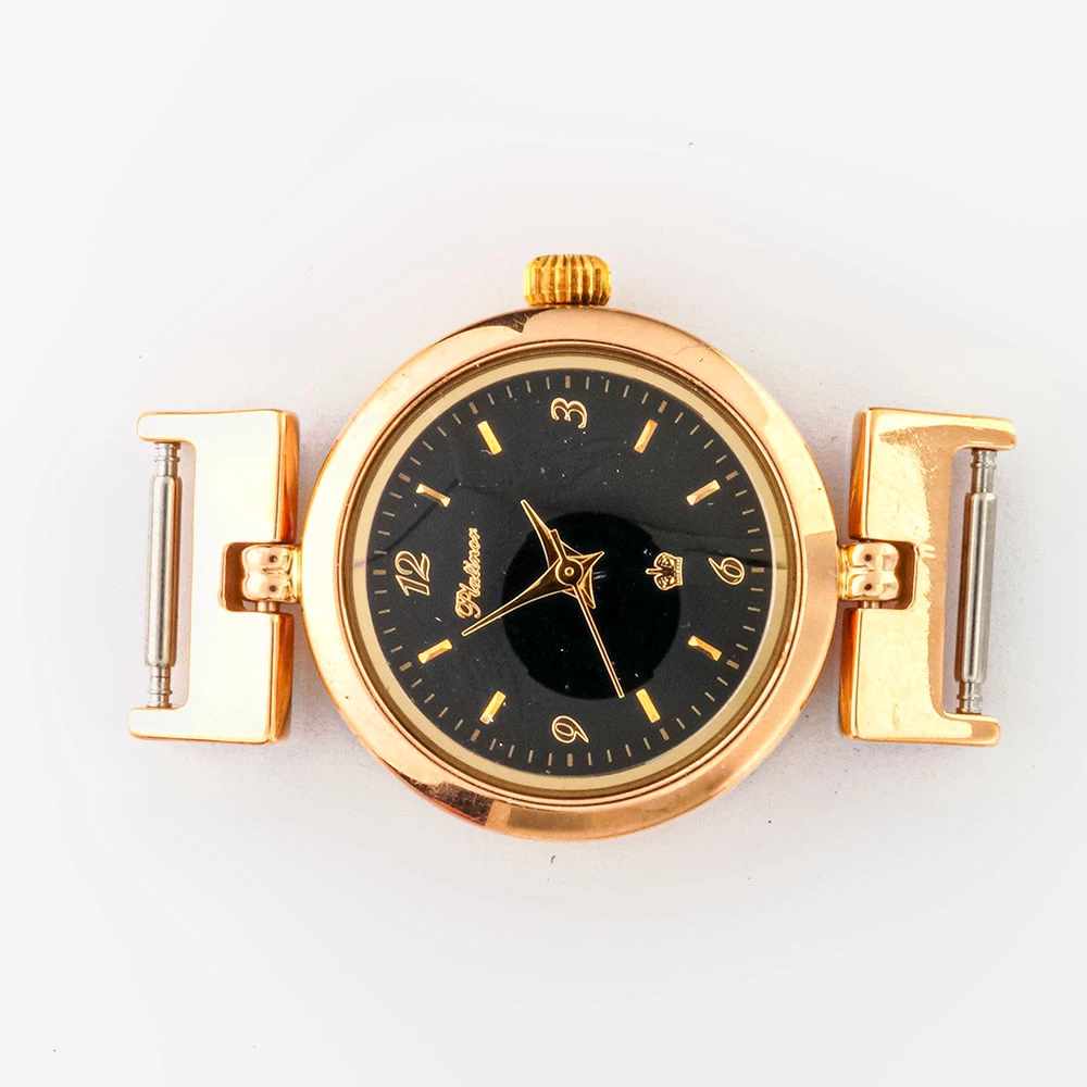 Часы с браслетом с часовой механизмом из красного золота 585 пробы