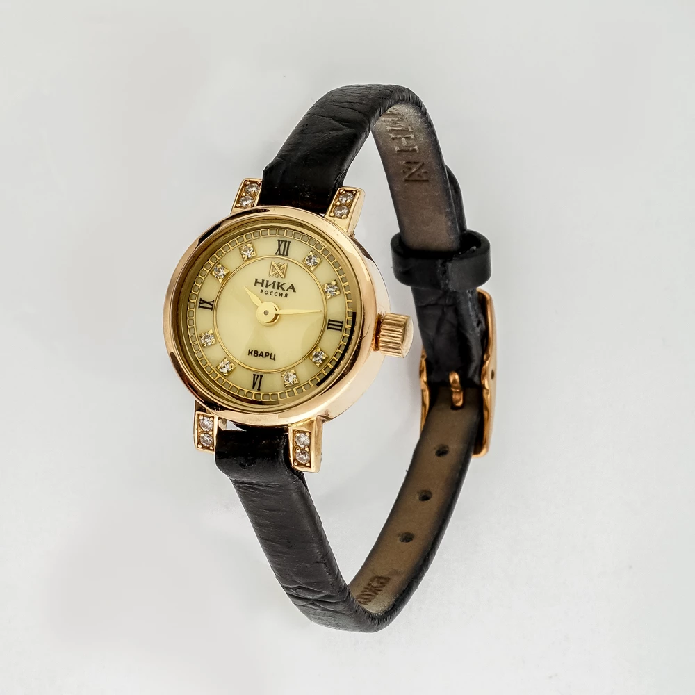 Часы с браслетом из красного золота 585 пробы 1