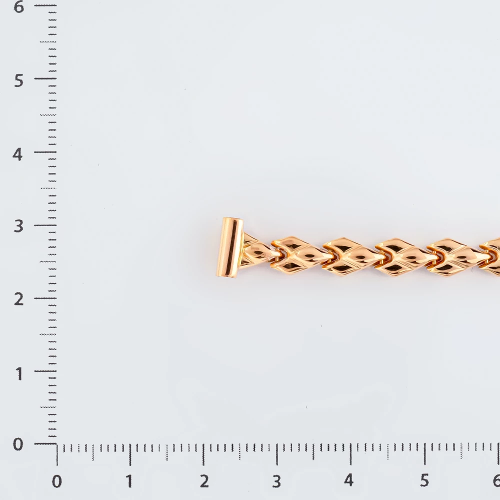 Браслет для часов из красного золота 585 пробы 3