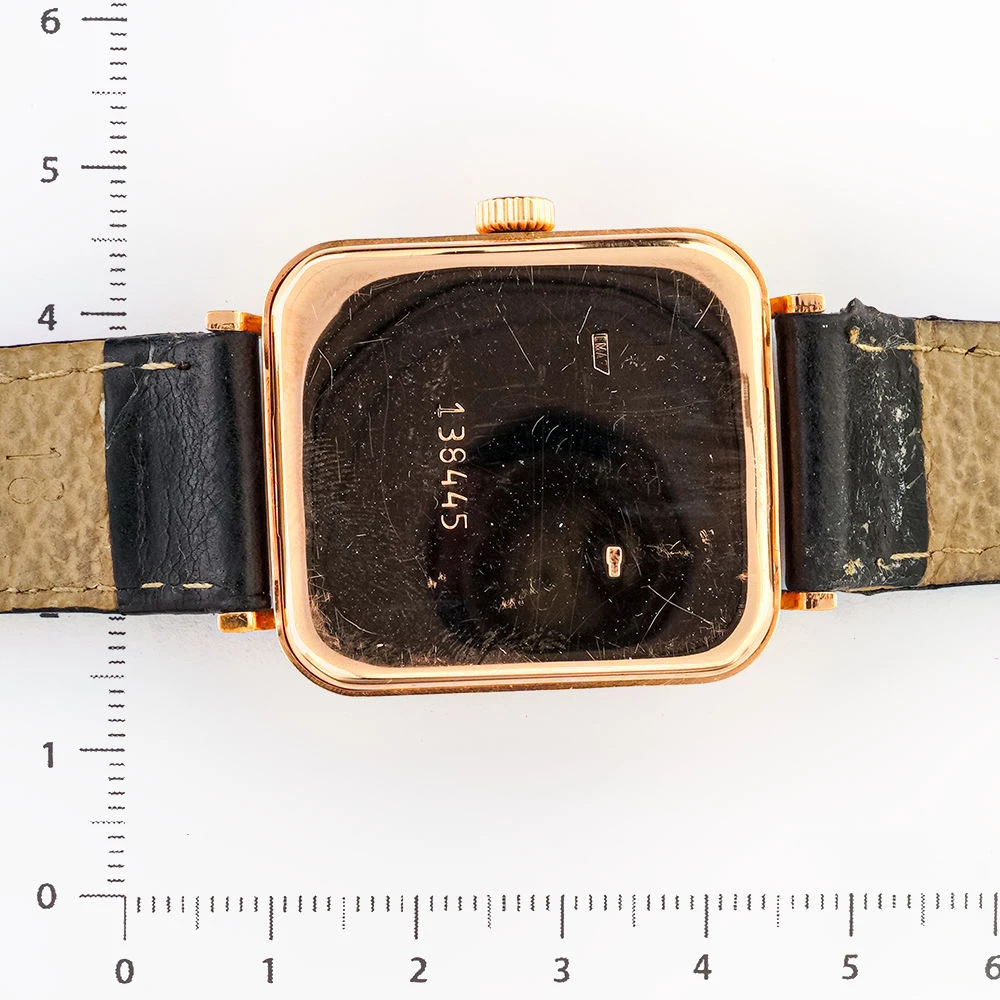 Часы с браслетом с часовой механизмом из красного золота 585 пробы 1