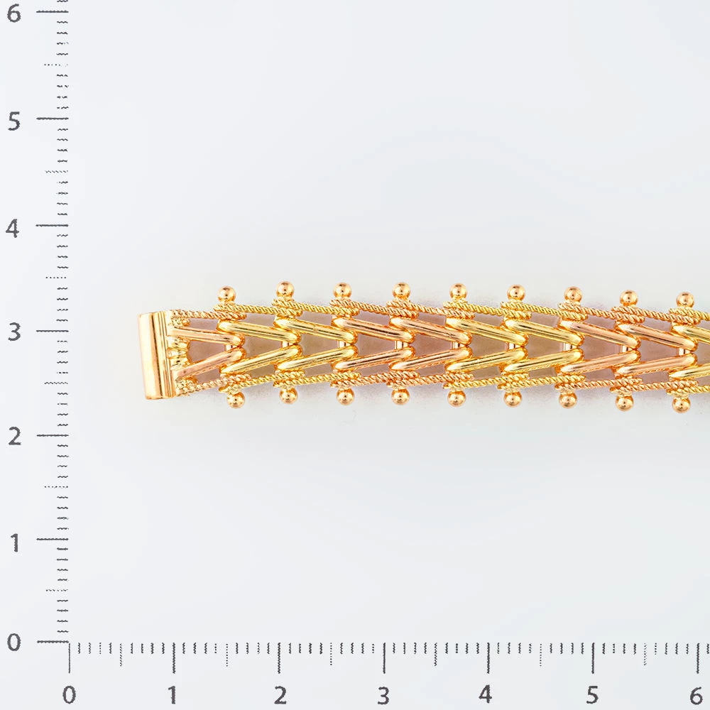Браслет для часов из красного золота 583 пробы 2