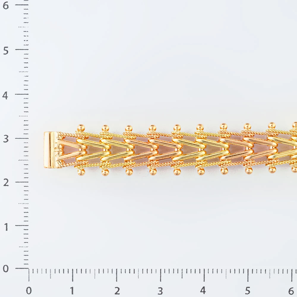 Браслет для часов из красного золота 583 пробы 3