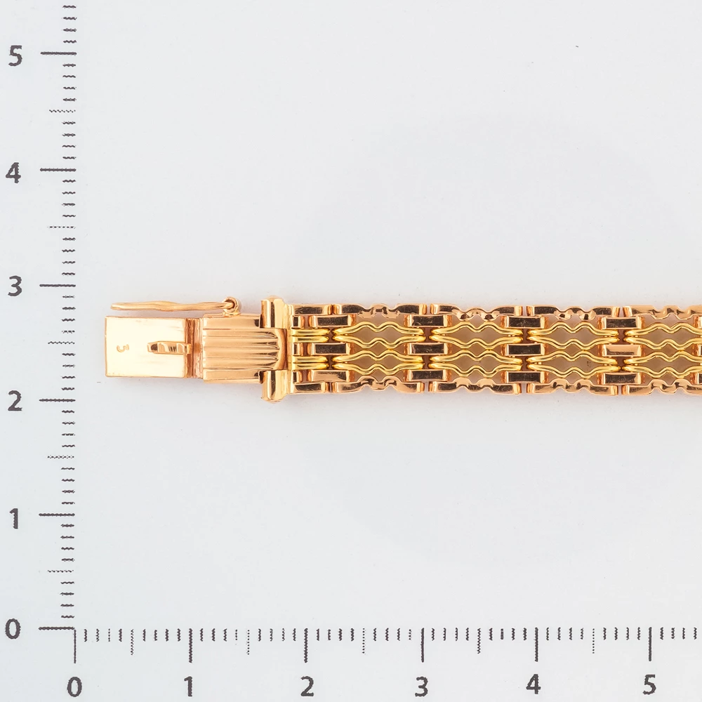 Часы с браслетом с бриллиантом из красного золота 583 пробы 3