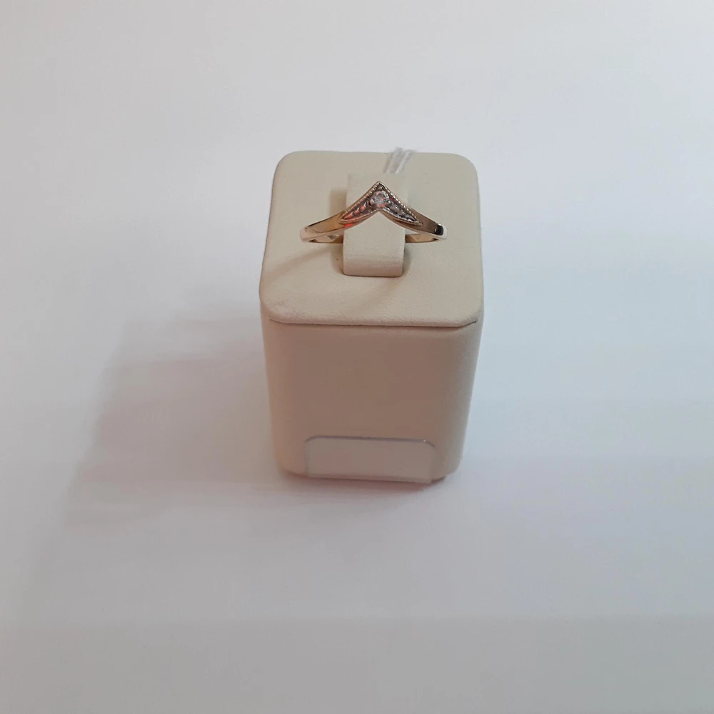 Кольцо из красного золота 585 пробы 1