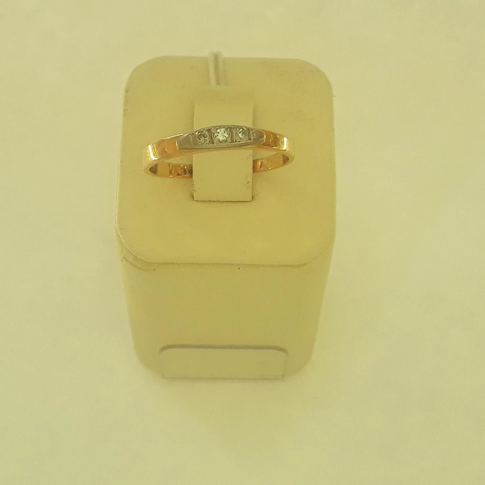 Кольцо из красного золота 585 пробы 1