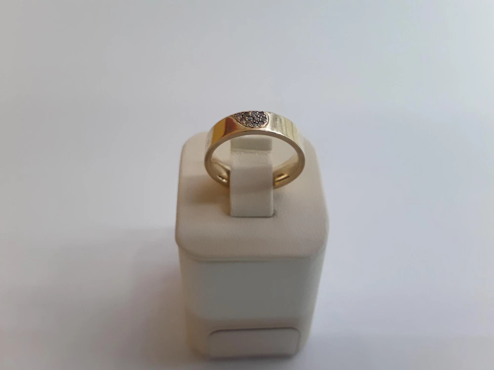 Кольцо из красного золота 585 пробы 1