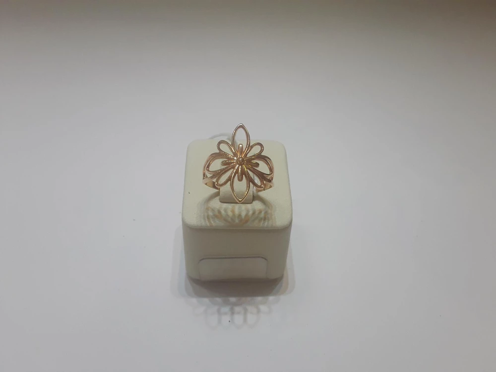 Кольцо из красного золота 585 пробы 1