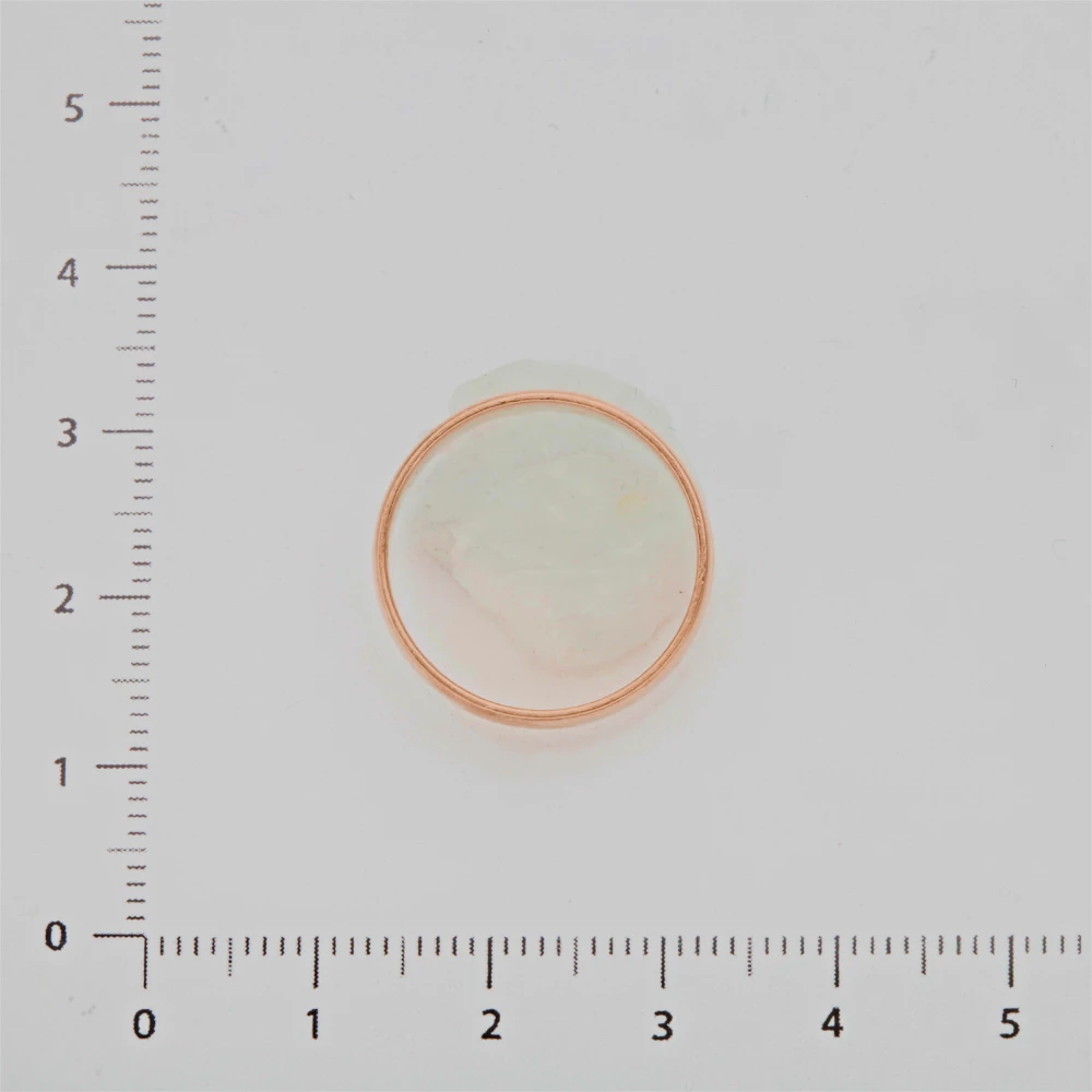 Кольцо обручальное с бриллиантом из красного золота 585 пробы 3