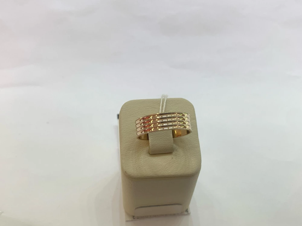 Кольцо обручальное из красного золота 585 пробы 1