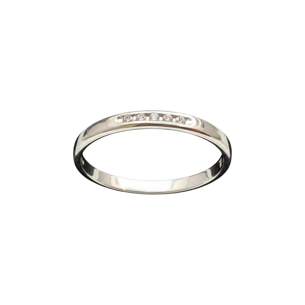 Кольцо обручальное с бриллиантом из белого золота 585 пробы Кольцо обручальное с бриллиантом из белого золота 585 пробы