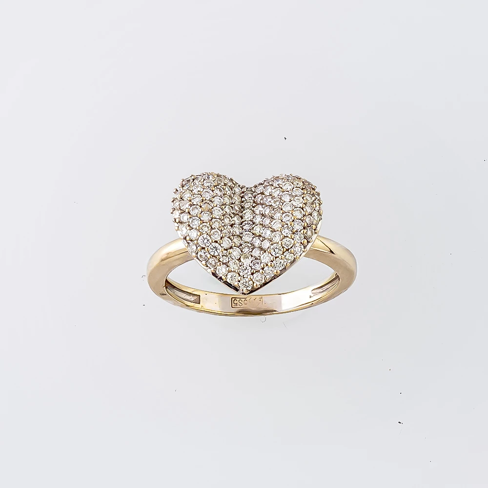 Кольцо с бриллиантом из белого золота 585 пробы Кольцо с бриллиантом из белого золота 585 пробы