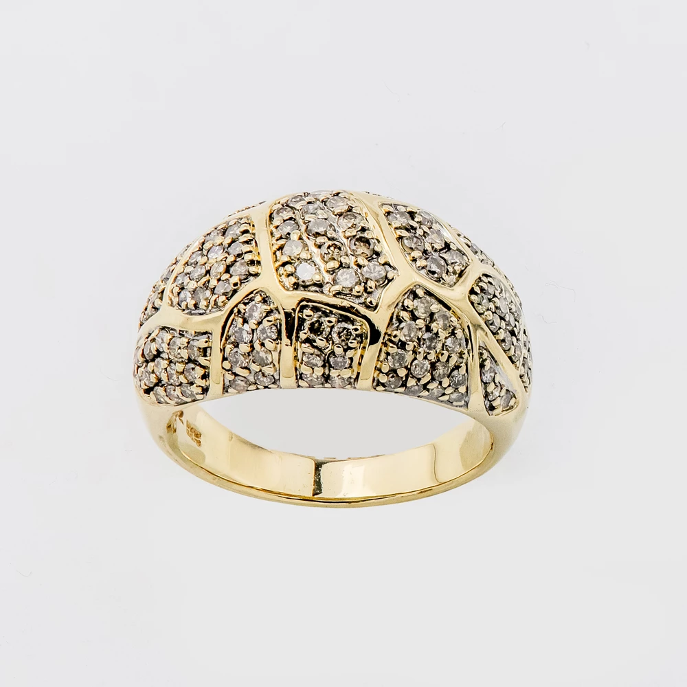 Кольцо с бриллиантом из красного золота 585 пробы Кольцо с бриллиантом из красного золота 585 пробы