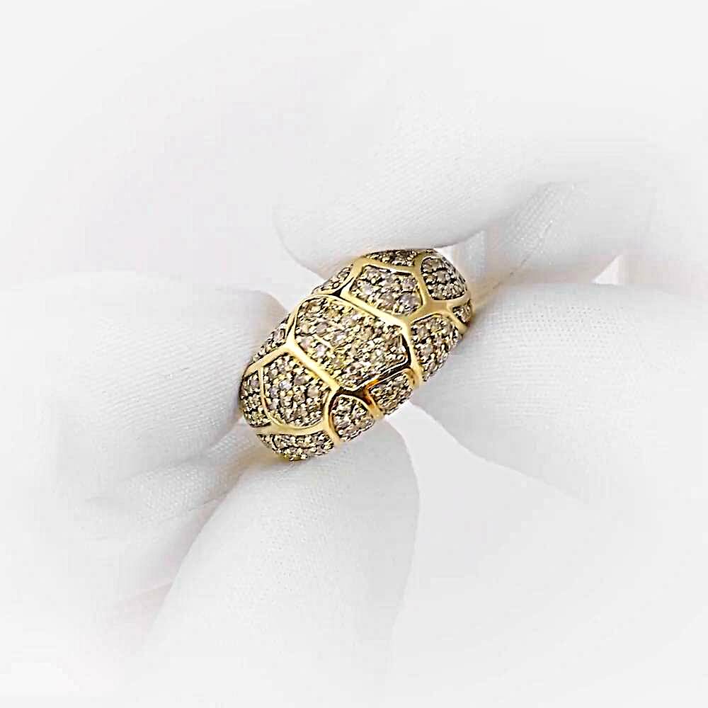 Кольцо с бриллиантом из красного золота 585 пробы 1