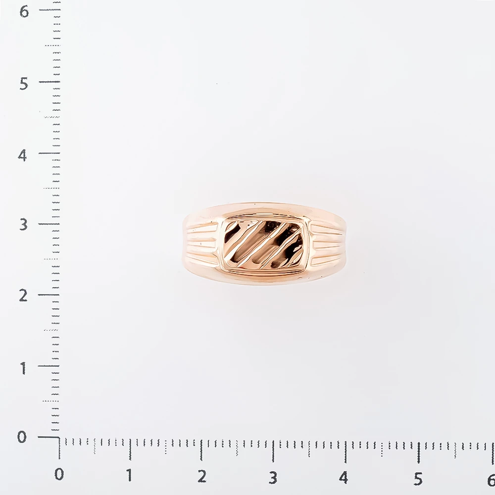 Кольцо из красного золота 585 пробы