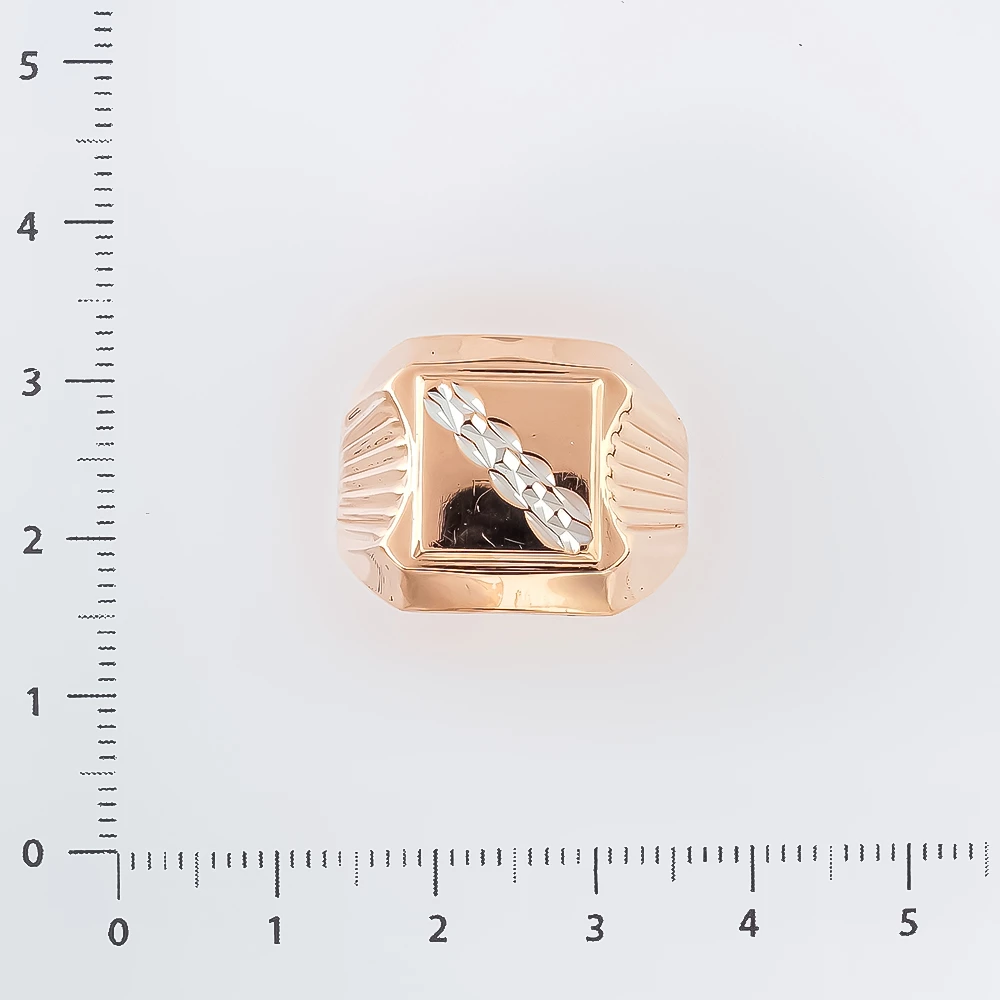 Кольцо из красного золота 585 пробы