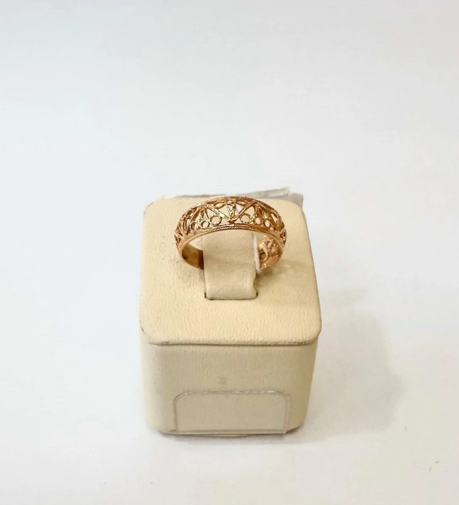 Кольцо из красного золота 585 пробы