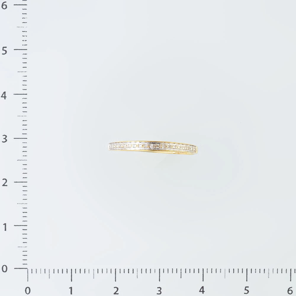 Кольцо с бриллиантом из желтого золота 585 пробы