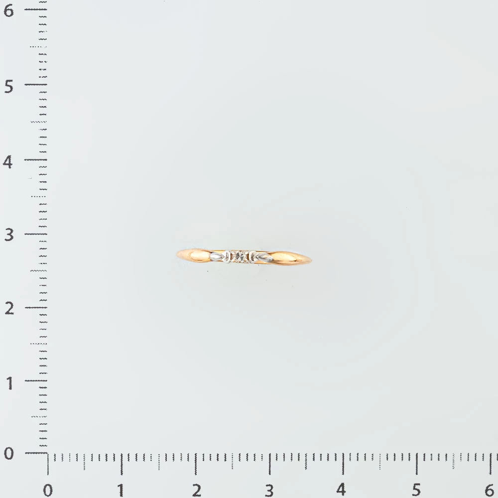 Кольцо с бриллиантом из красного золота 375 пробы