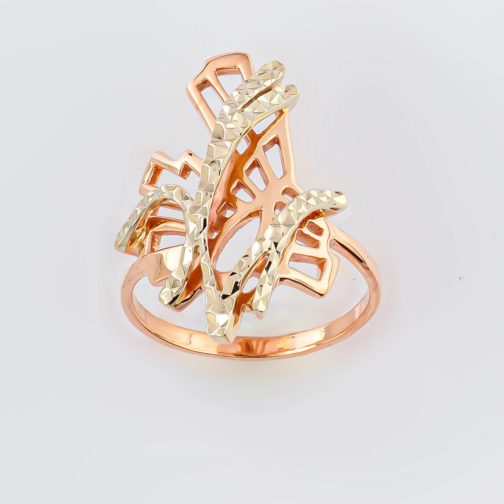 Кольцо из красного золота 585 пробы 1