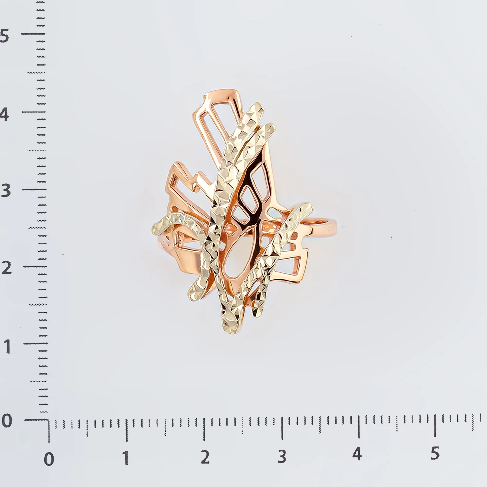 Кольцо из красного золота 585 пробы 2