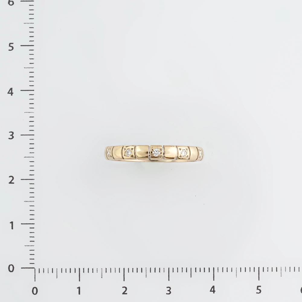 Кольцо с бриллиантом из белого золота 585 пробы