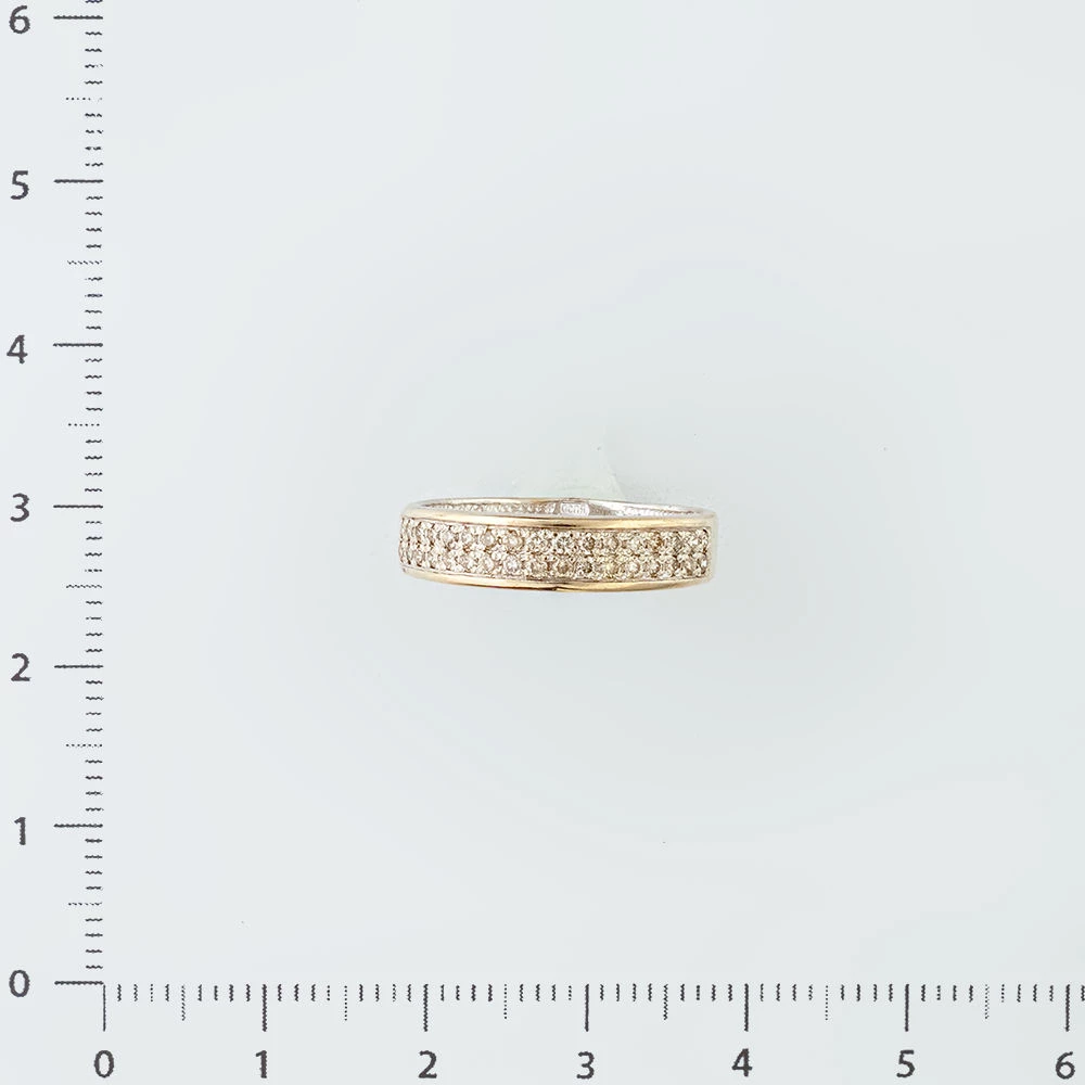 Кольцо с бриллиантом из белого золота 585 пробы