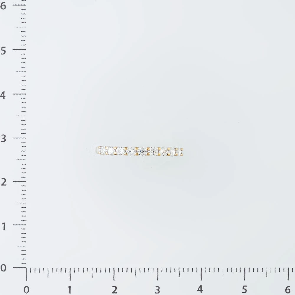Кольцо с фианитом из белого золота 585 пробы Кольцо с фианитом из белого золота 585 пробы