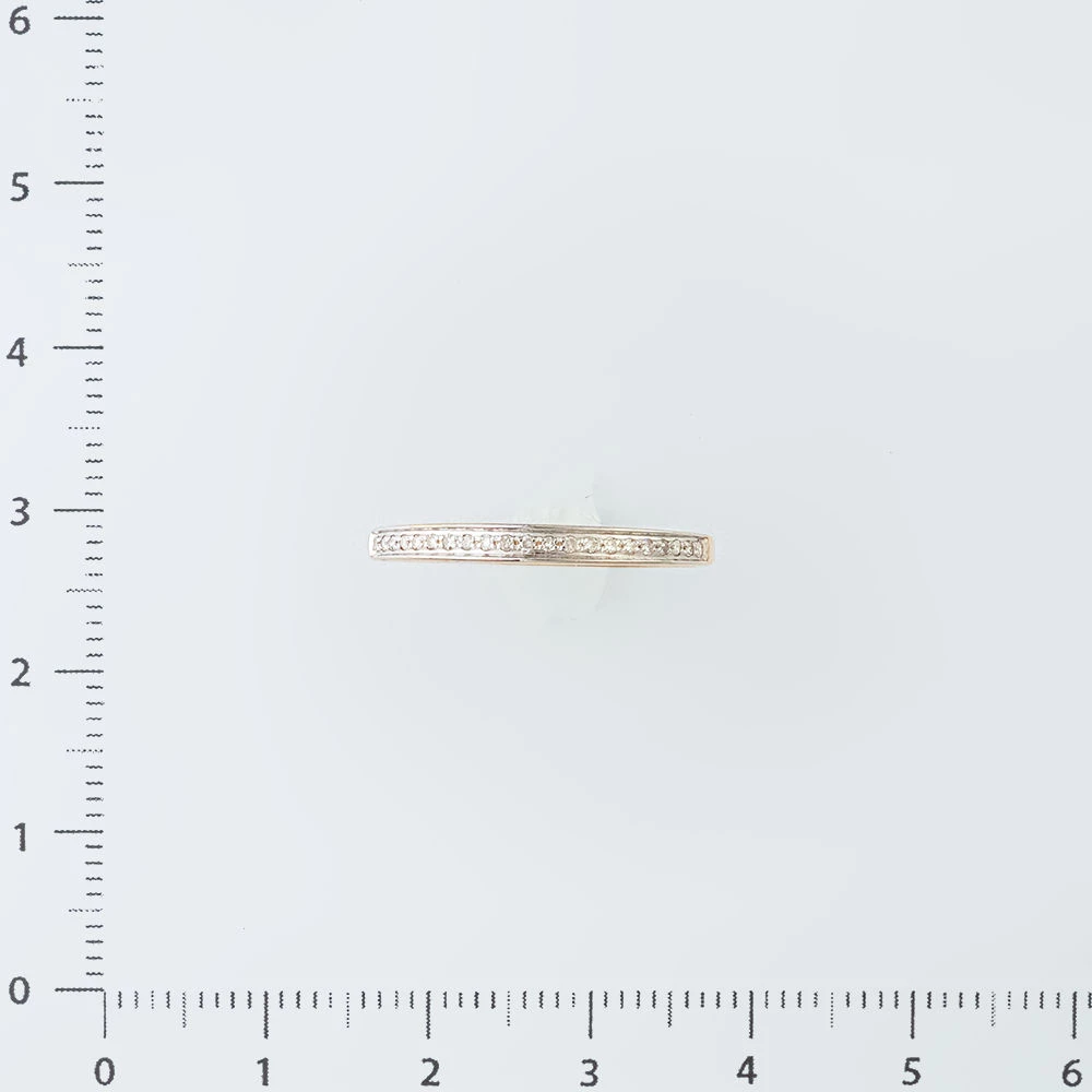 Кольцо с бриллиантом из красного золота 585 пробы