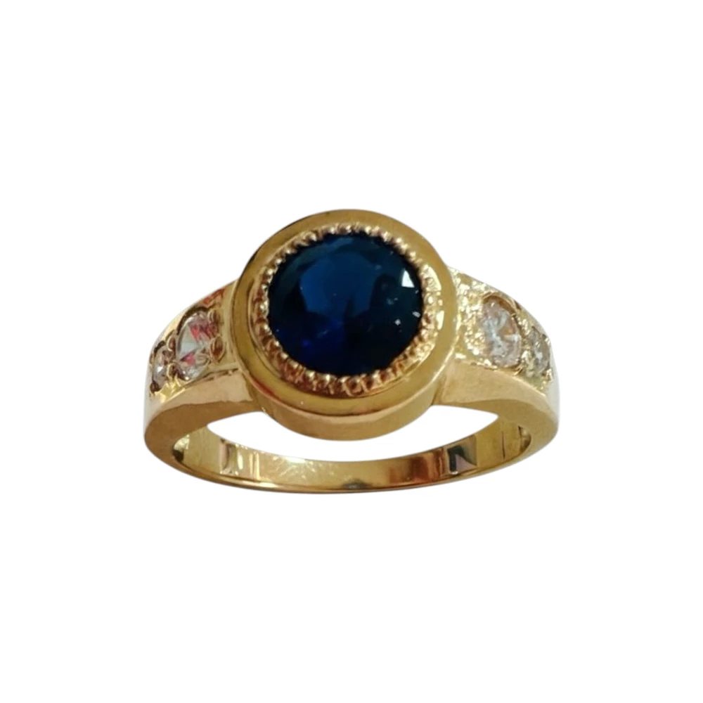 Кольцо с фианитом из красного золота 585 пробы Кольцо с фианитом из красного золота 585 пробы