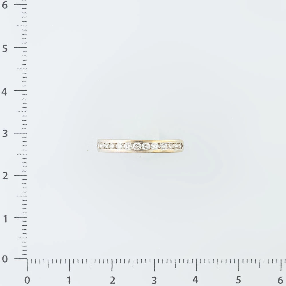 Кольцо с бриллиантом из белого золота 585 пробы