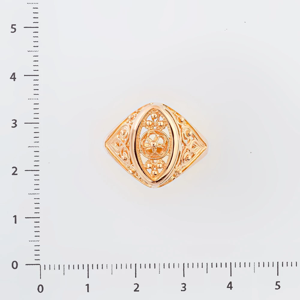 Кольцо из красного золота 585 пробы