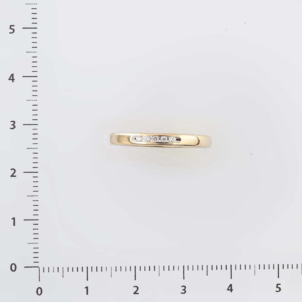 Кольцо с бриллиантом из белого золота 585 пробы