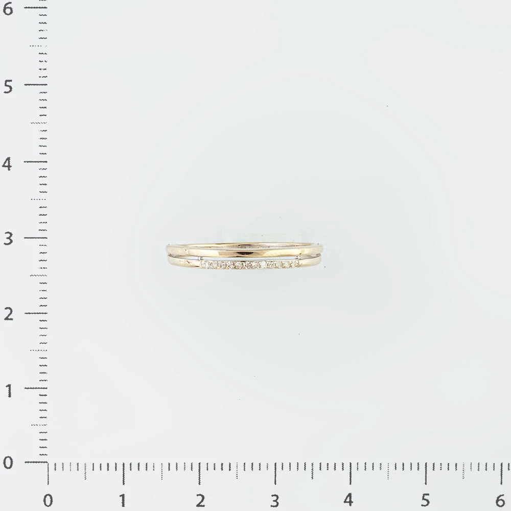 Кольцо с бриллиантом из белого золота 585 пробы