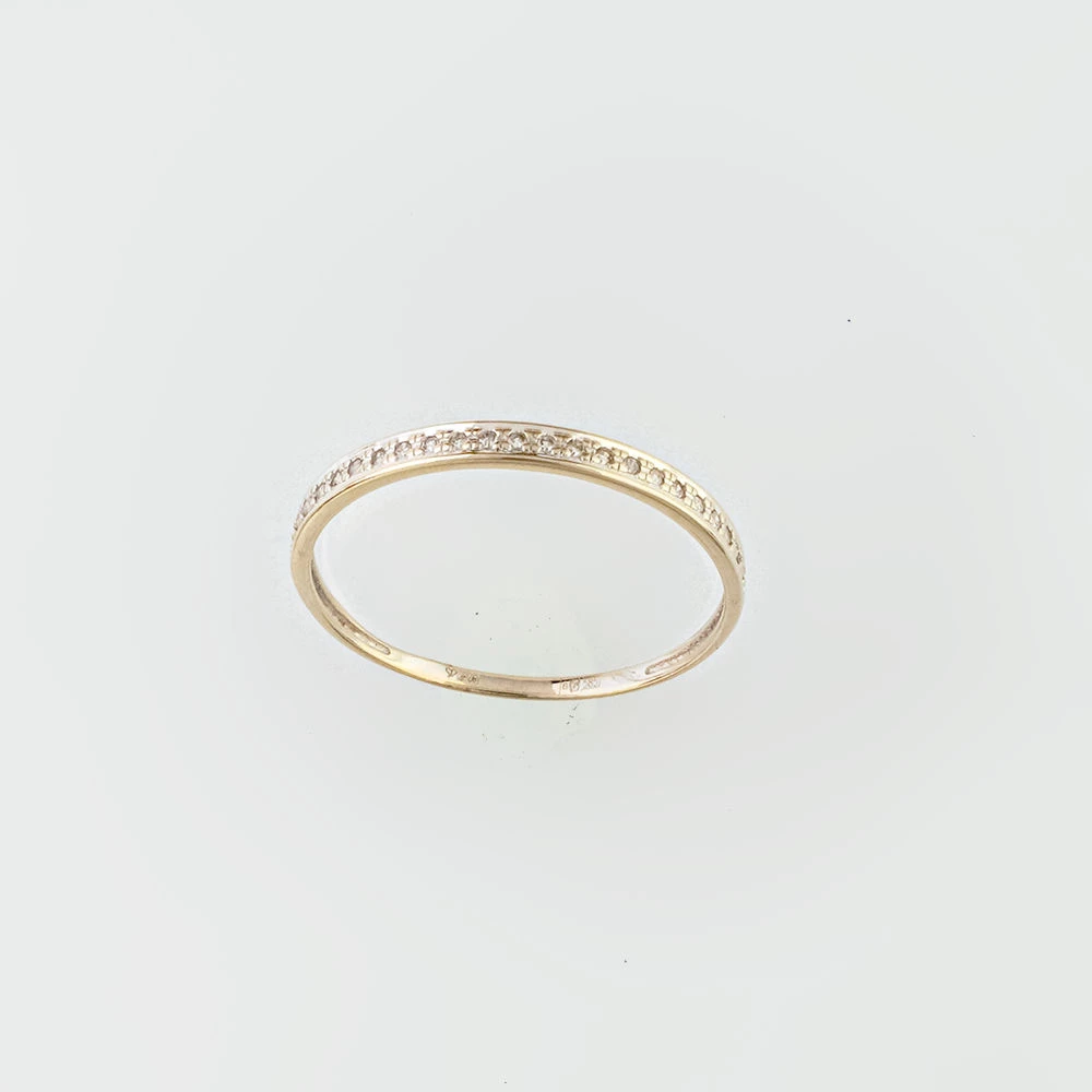 Кольцо с бриллиантом из белого золота 585 пробы