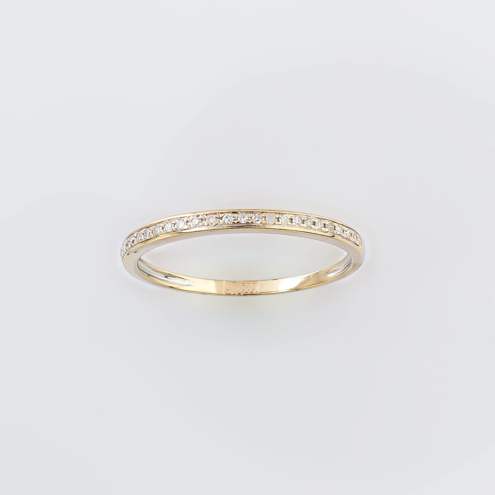 Кольцо с бриллиантом из белого золота 585 пробы