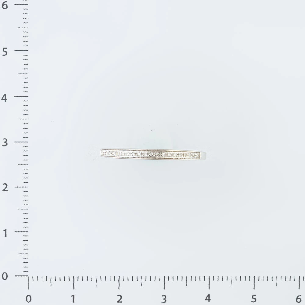 Кольцо с бриллиантом из белого золота 585 пробы