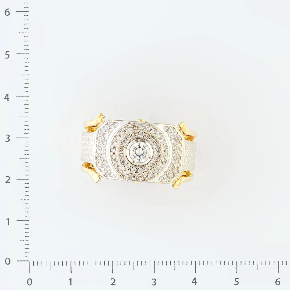 Кольцо с бриллиантом из желтого золота 585 пробы Кольцо с бриллиантом из желтого золота 585 пробы