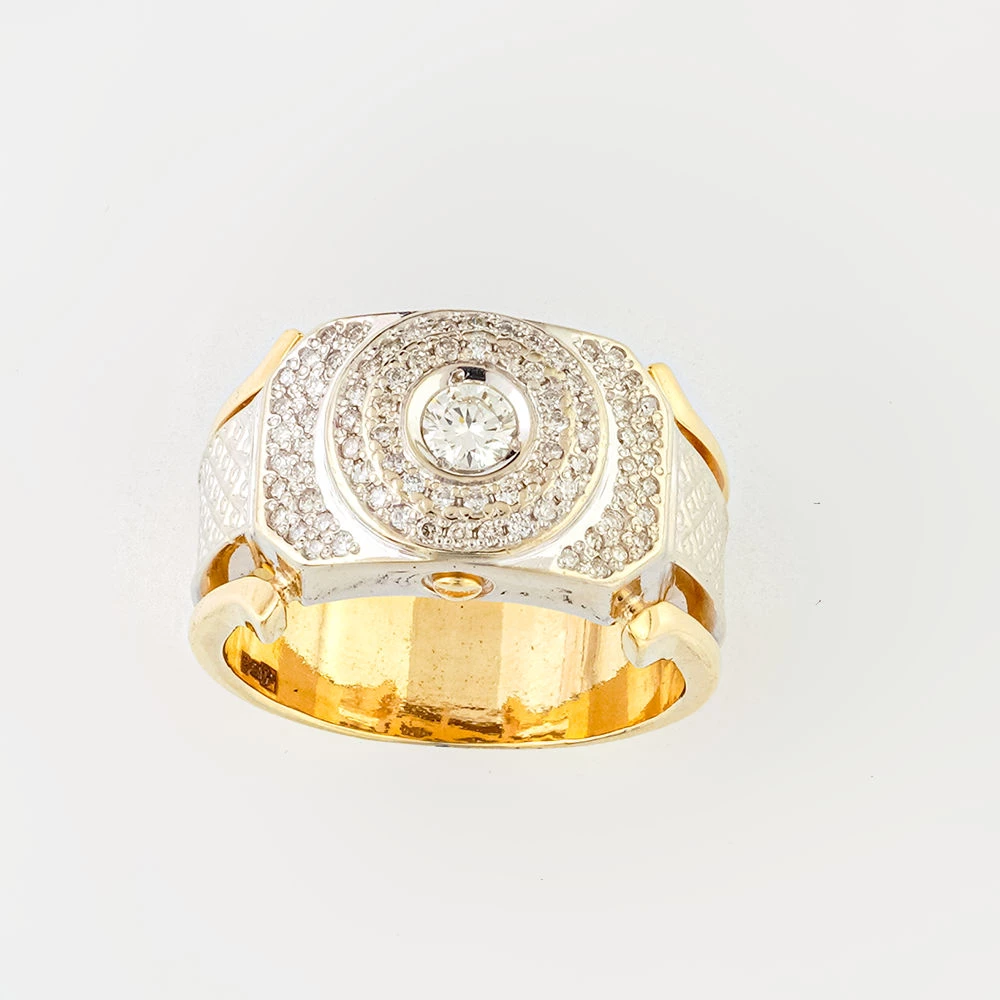 Кольцо с бриллиантом из желтого золота 585 пробы Кольцо с бриллиантом из желтого золота 585 пробы