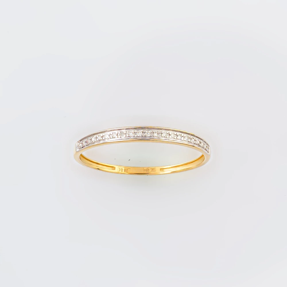 Кольцо с бриллиантом из желтого золота 585 пробы Кольцо с бриллиантом из желтого золота 585 пробы