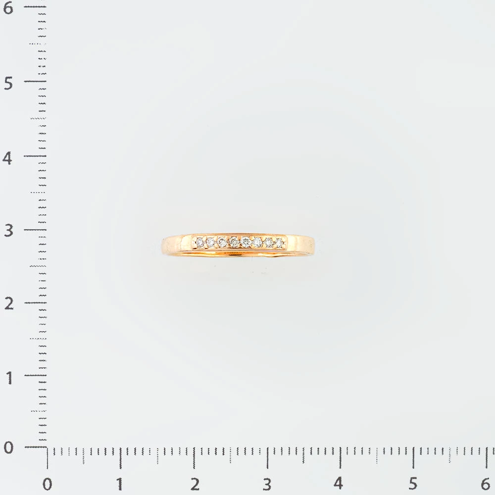 Кольцо с бриллиантом из красного золота 375 пробы Кольцо с бриллиантом из красного золота 375 пробы